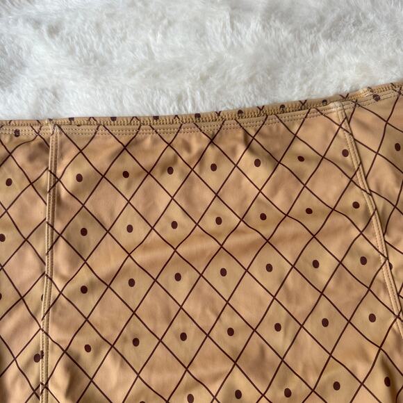 Kortni Jeane Birthday Pineapple Extra High Waist Rise Swim Bottoms Bikini L - Picture 3 of 9